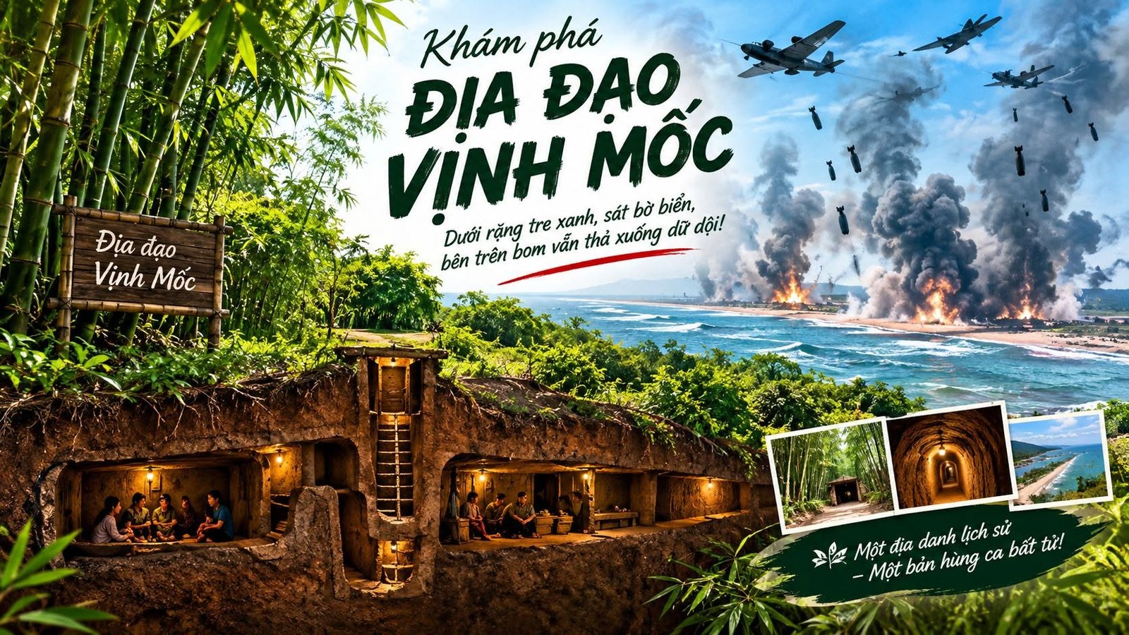 Địa Đạo Vịnh Mốc Quảng Trị