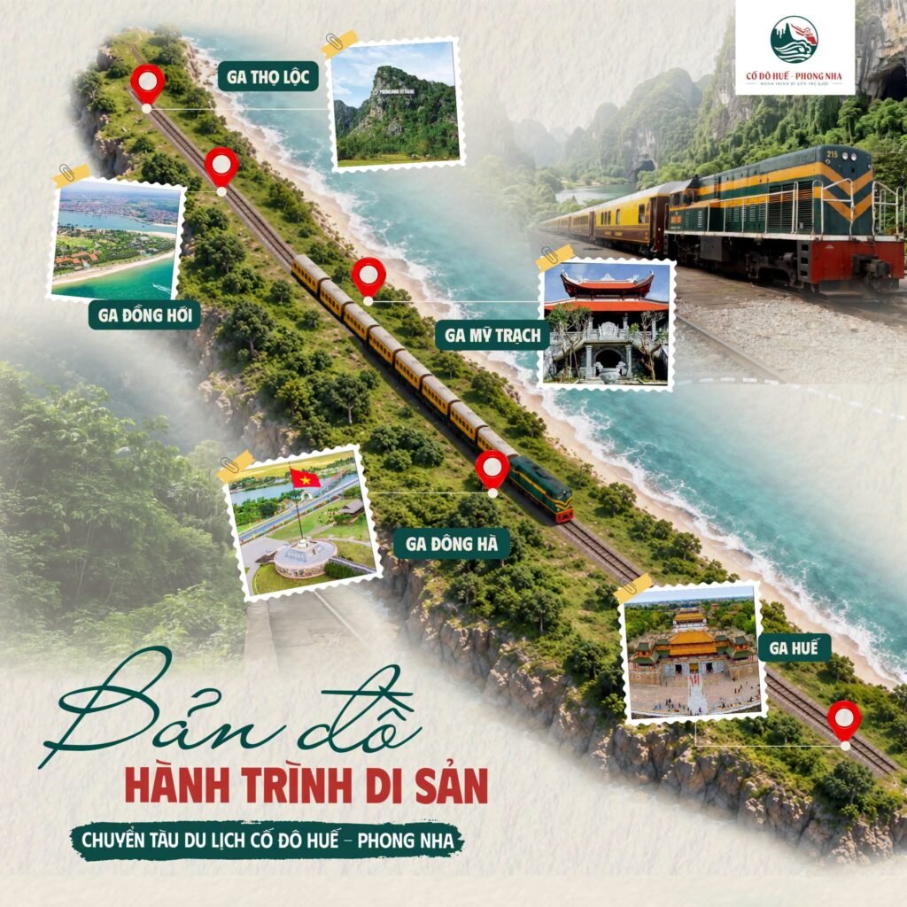 chuyến tàu di sản Huế Phong Nha